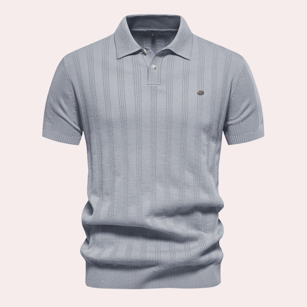 Maartenix | Men's Knitted T-Shirt - Breathable And Elegant