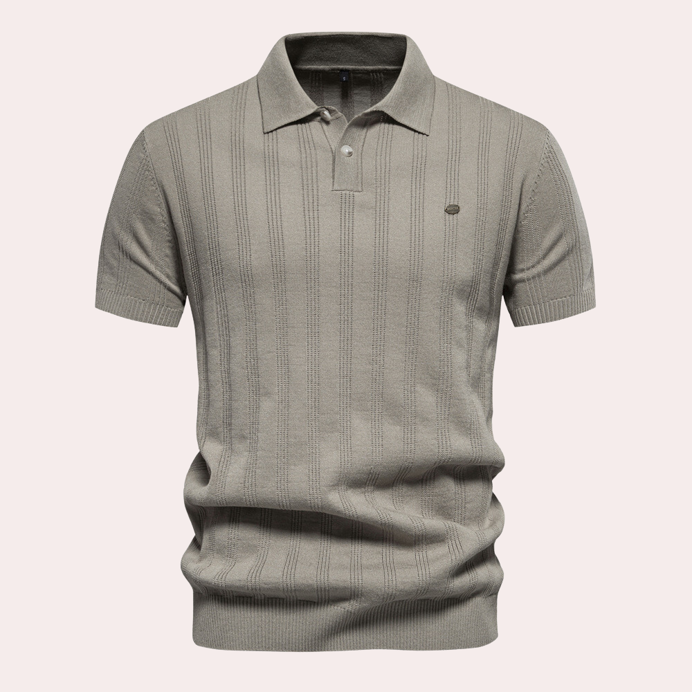 Maartenix | Men's Knitted T-Shirt - Breathable And Elegant