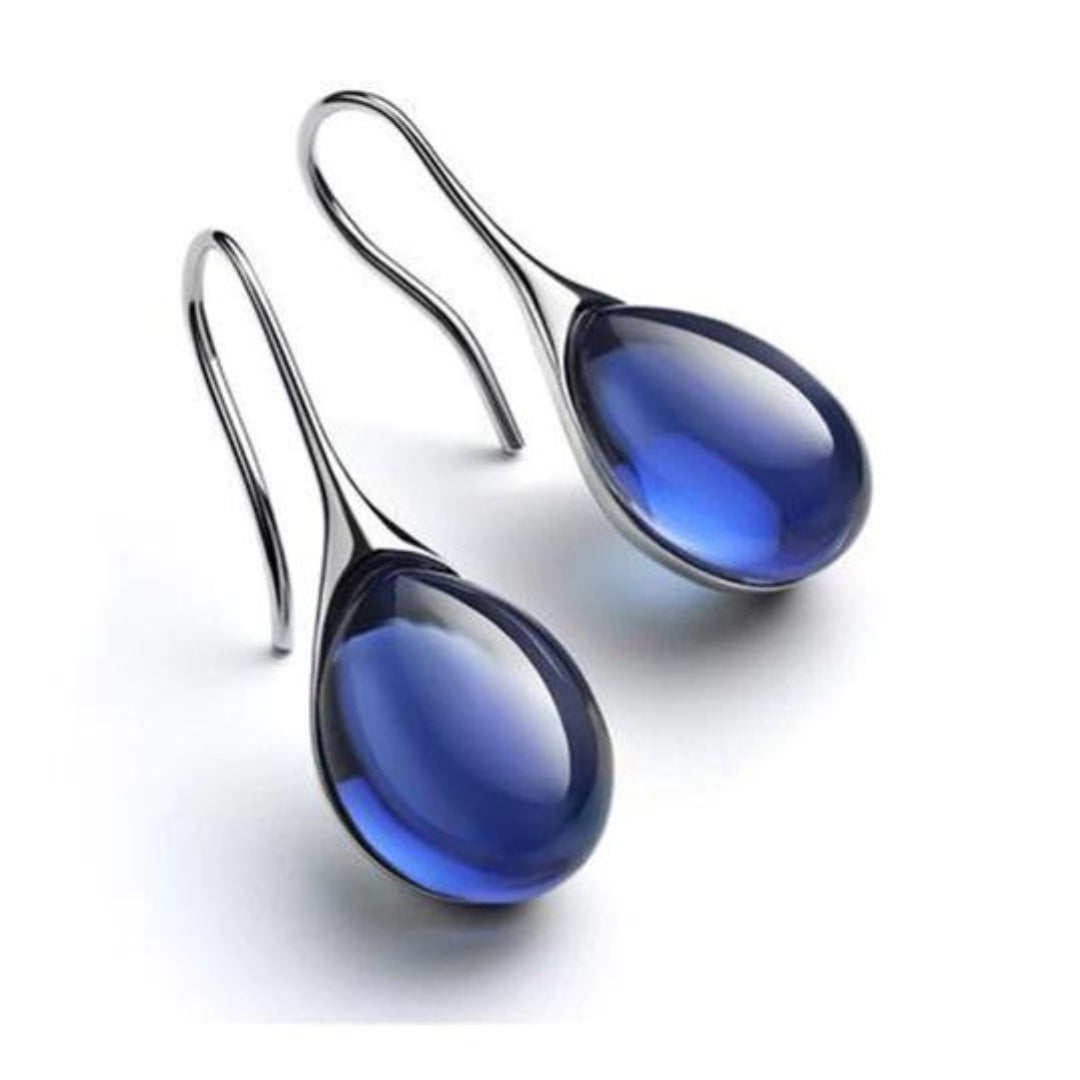 Jelet | Crystal Drop Earrings In Gold And Silver For Women