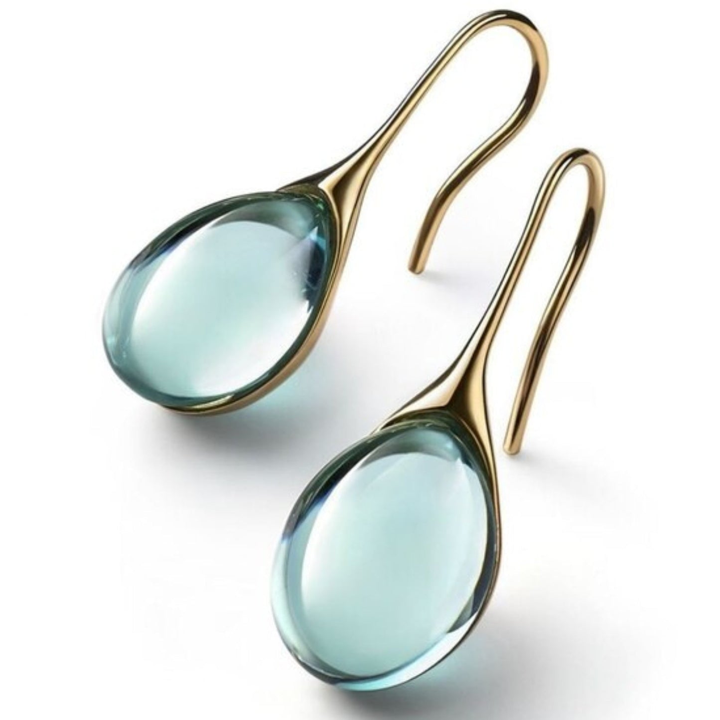 Jelet | Crystal Drop Earrings In Gold And Silver For Women