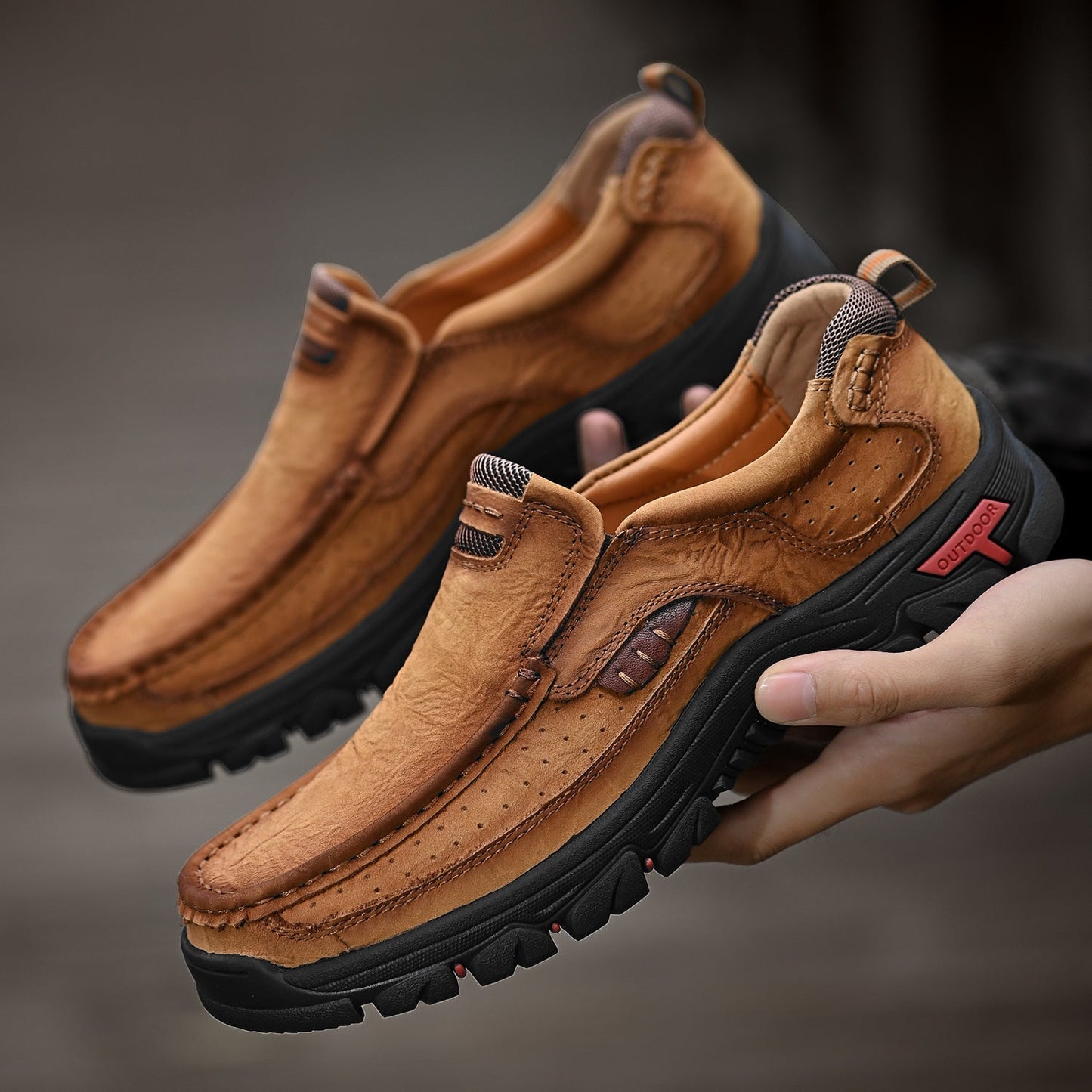 Outdoor transitional boots with orthopedic and extremely comfortable sole