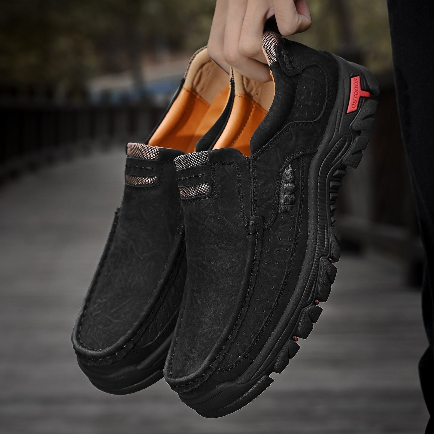 Outdoor transitional boots with orthopedic and extremely comfortable sole