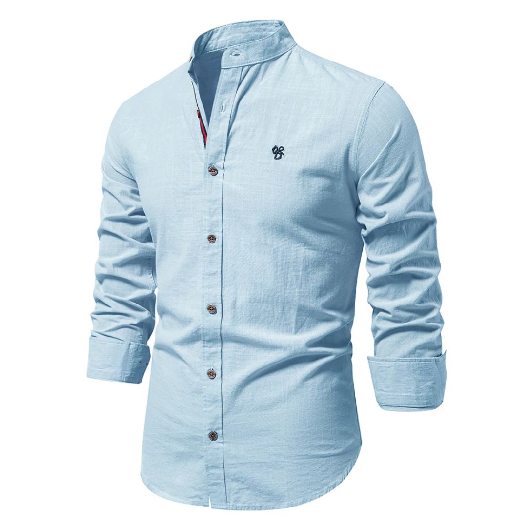 Men's Shirt With Round Neck