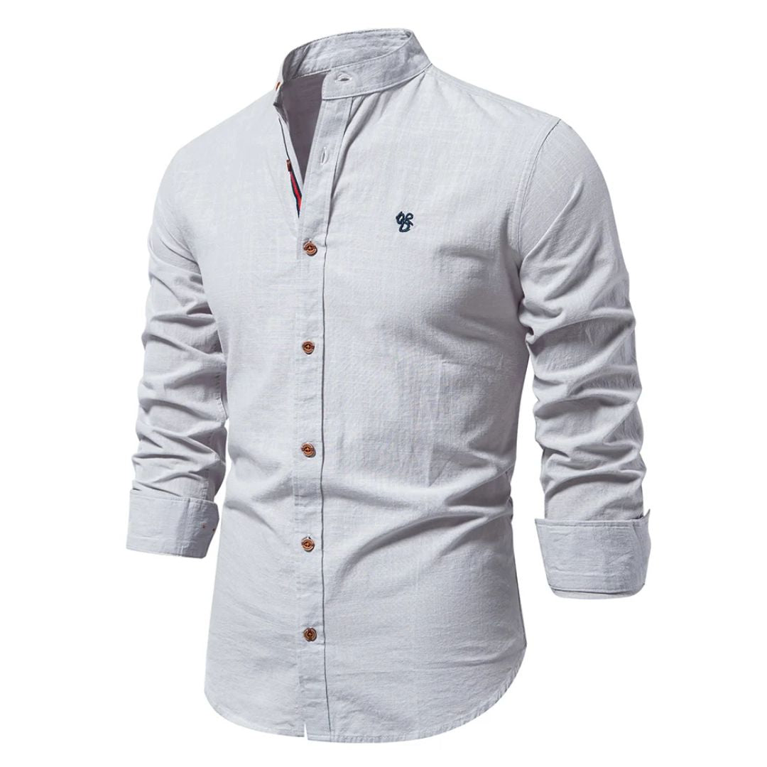 Men's Shirt With Round Neck