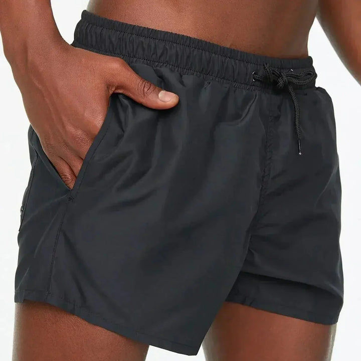 Swim Shorts with Elastic Band for Men