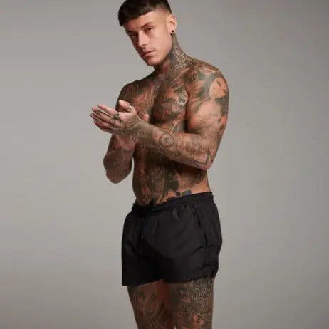 Swim Shorts with Elastic Band for Men