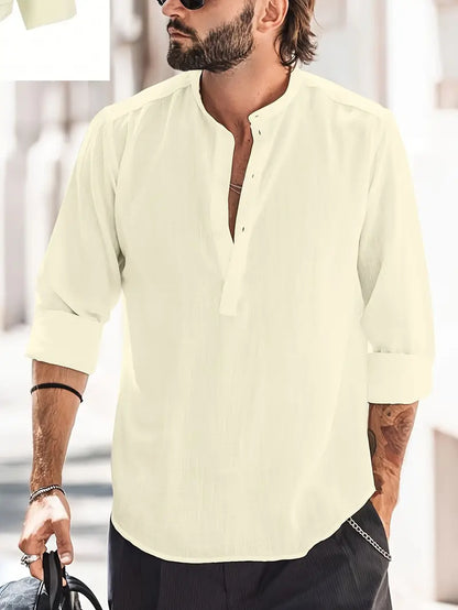 Huves | Men's Linen Shirt