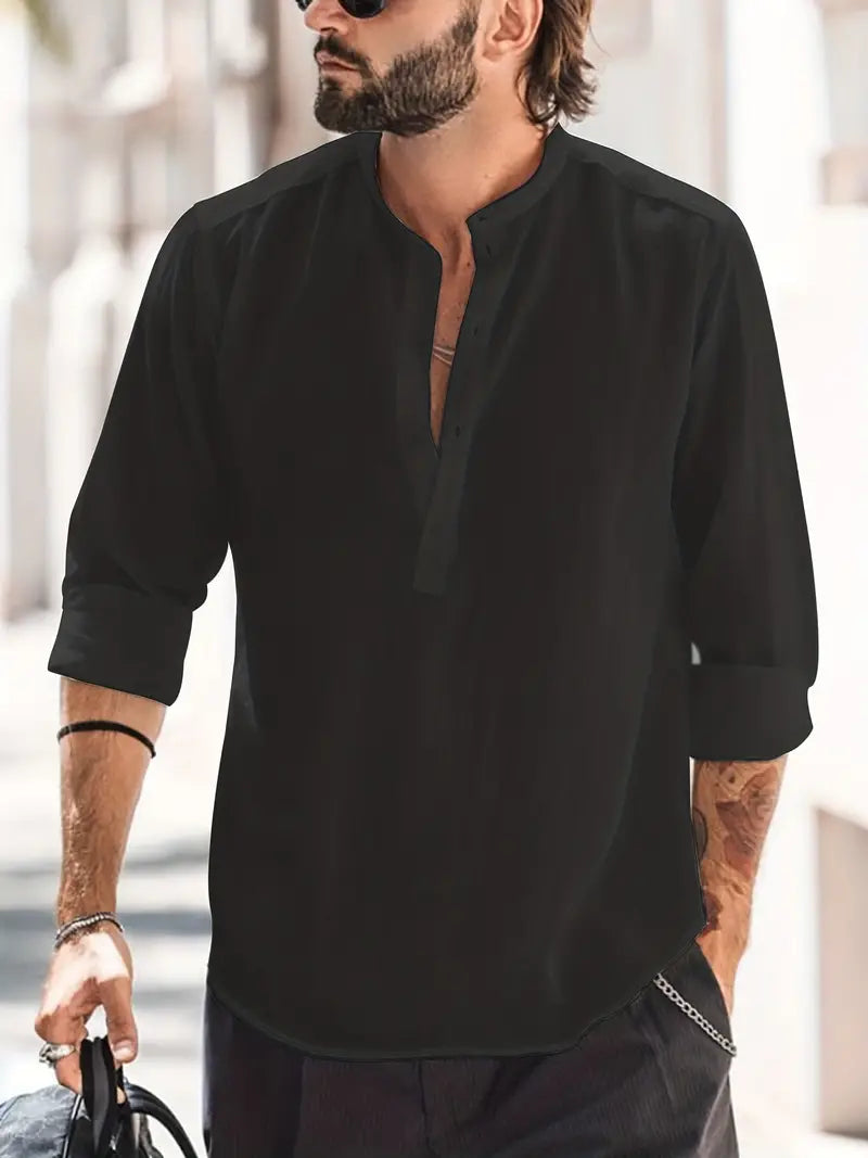 Huves | Men's Linen Shirt