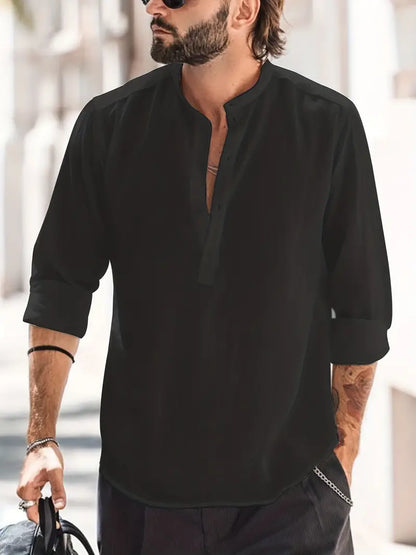 Huves | Men's Linen Shirt