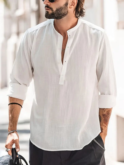 Huves | Men's Linen Shirt