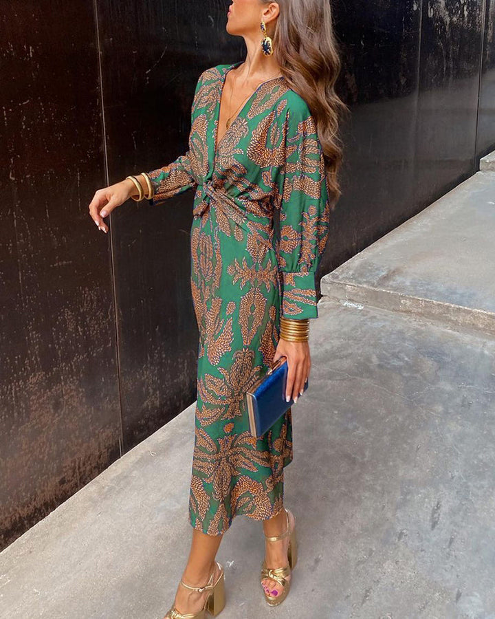 Loose Fit Midi Dress for Women