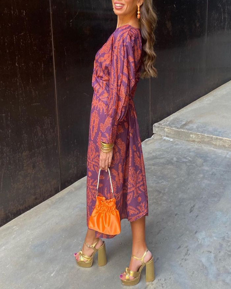 Loose Fit Midi Dress for Women