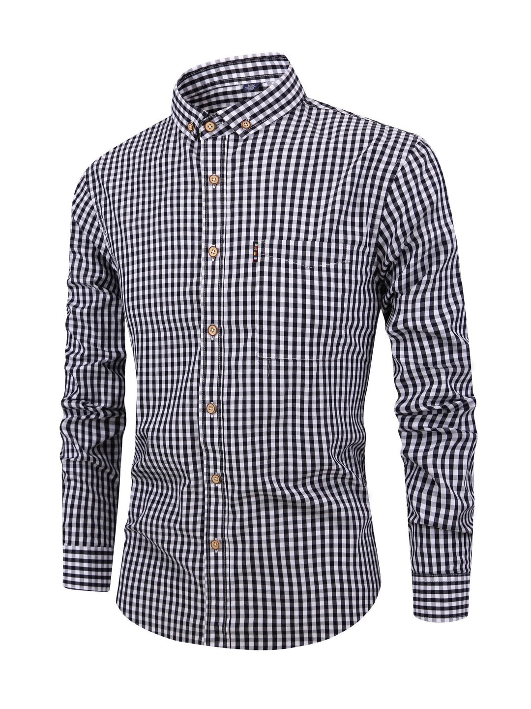 Men's Plaid Shirt For Fall Casual & Comfortable