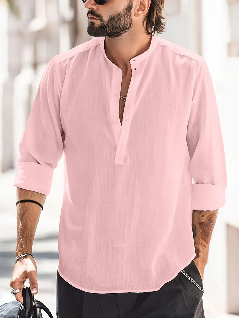 Huves | Men's Linen Shirt