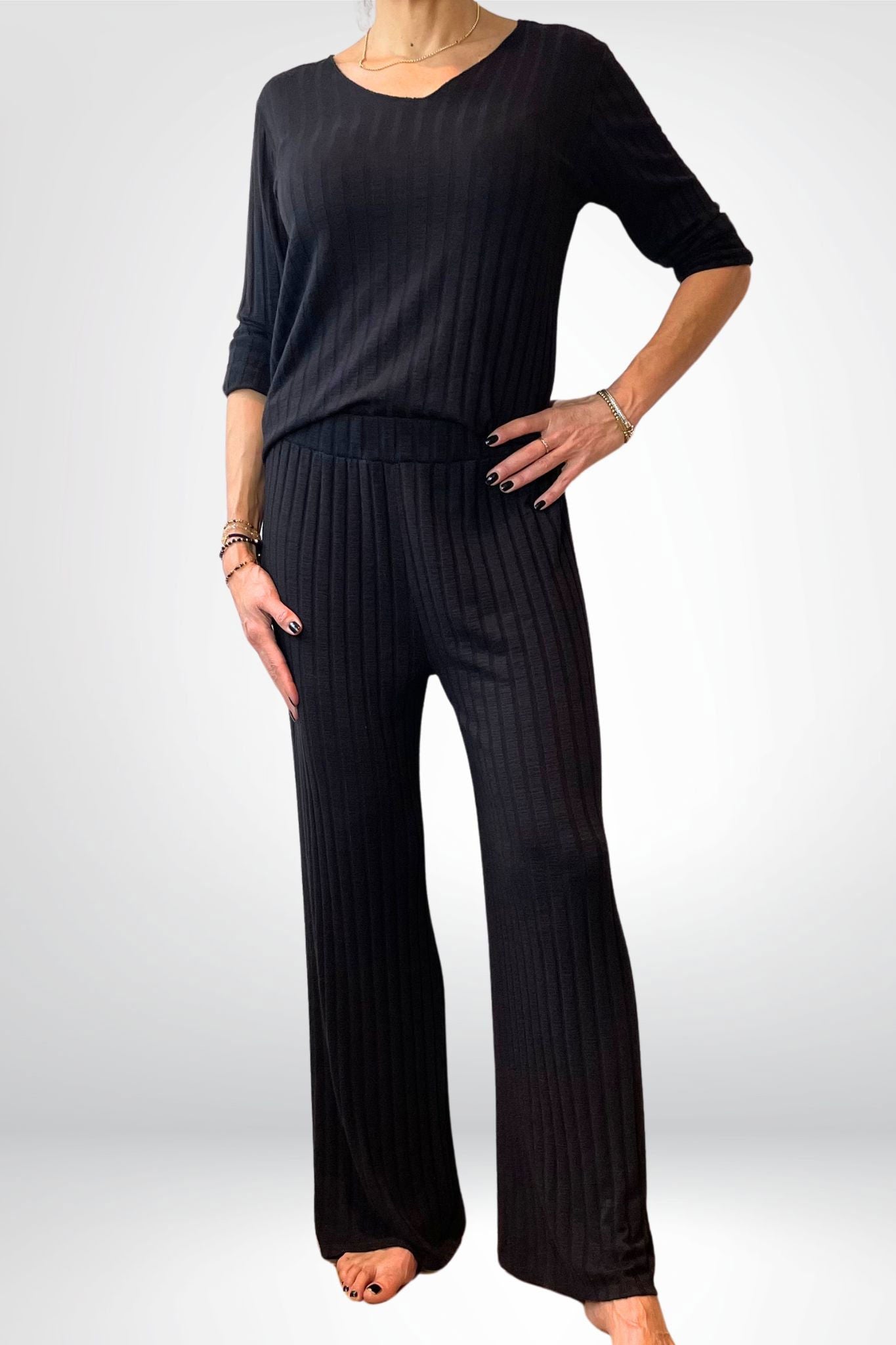 Anoeze | Casual Rib Knit Set
