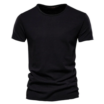 Classic T-Shirt For Men With A Round Neckline
