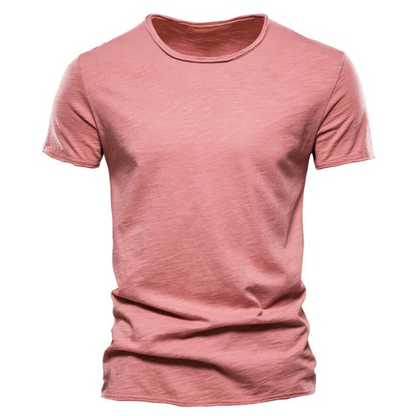 Classic T-Shirt For Men With A Round Neckline