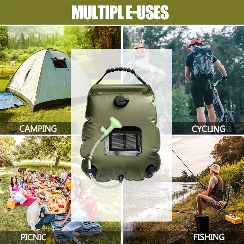 Shobag | 20L Solar Heated Camping Shower Bag