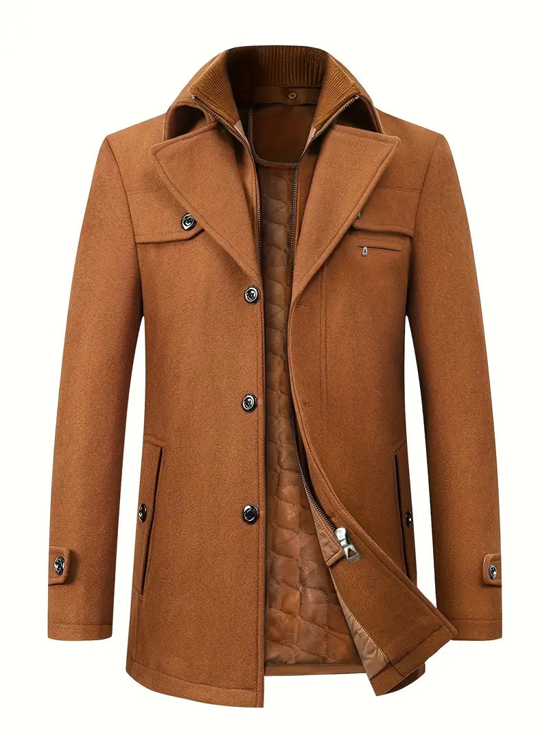 Valentin | Men's Trench Coat With Classic Design
