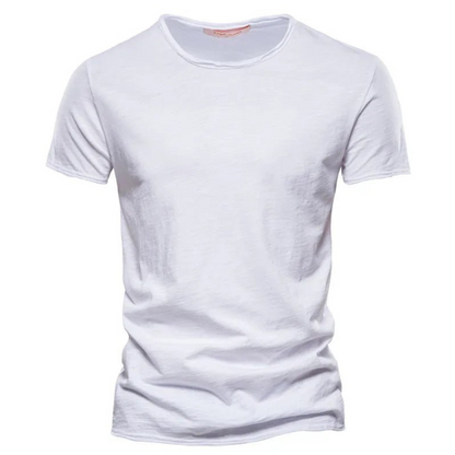 Classic T-Shirt For Men With A Round Neckline