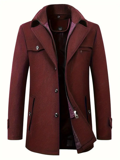 Valentin | Men's Trench Coat With Classic Design