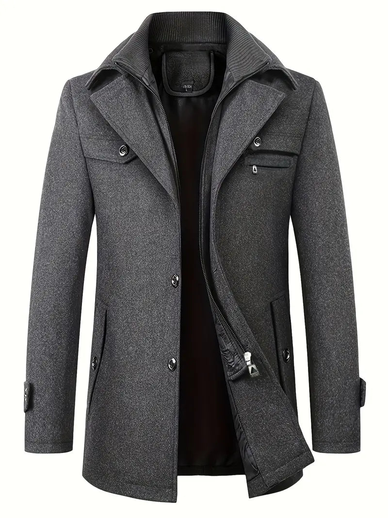 Valentin | Men's Trench Coat With Classic Design