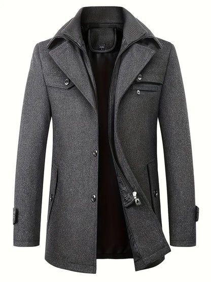 Valentin | Men's Trench Coat With Classic Design
