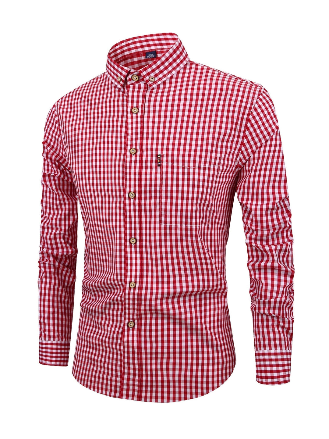 Men's Plaid Shirt For Fall Casual & Comfortable