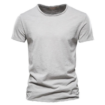 Classic T-Shirt For Men With A Round Neckline
