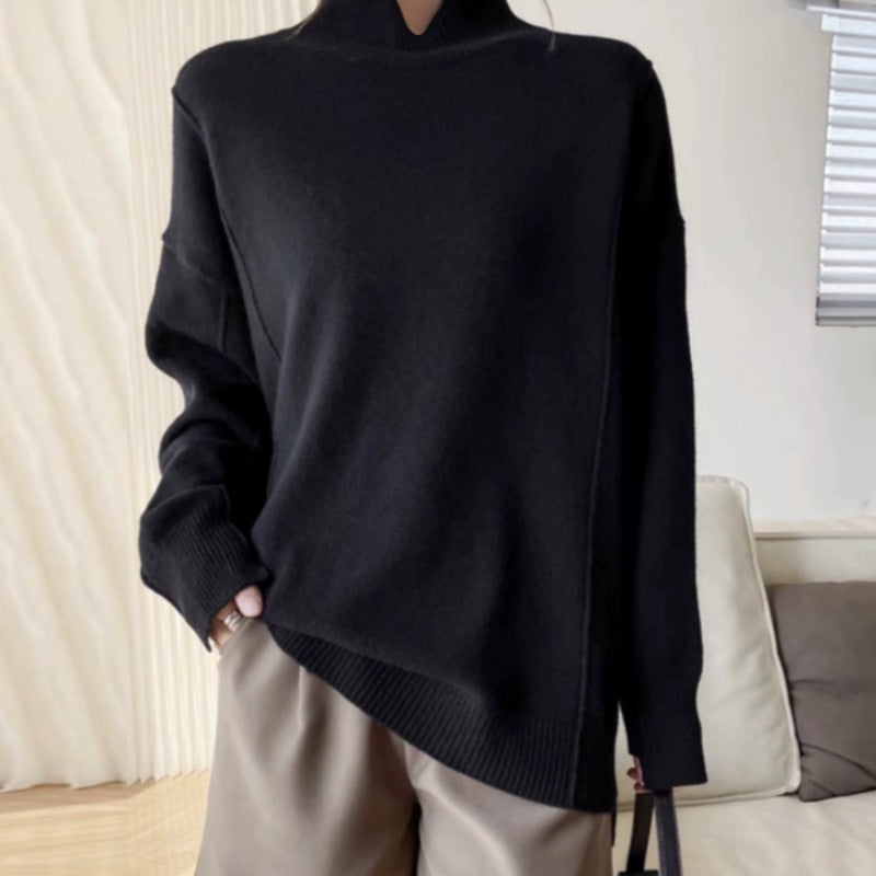 Vigdís | Women's Fall Knit Sweater - Classic & Stylish