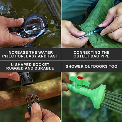 Shobag | 20L Solar Heated Camping Shower Bag