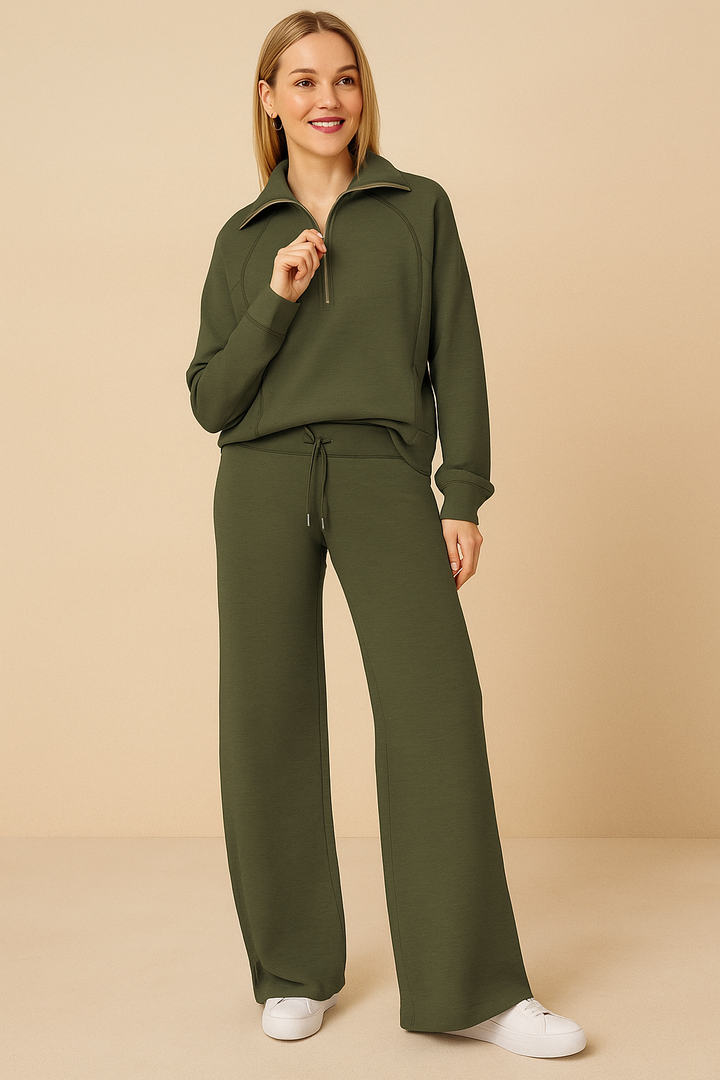 Adjustable Waistband Tracksuit for Women