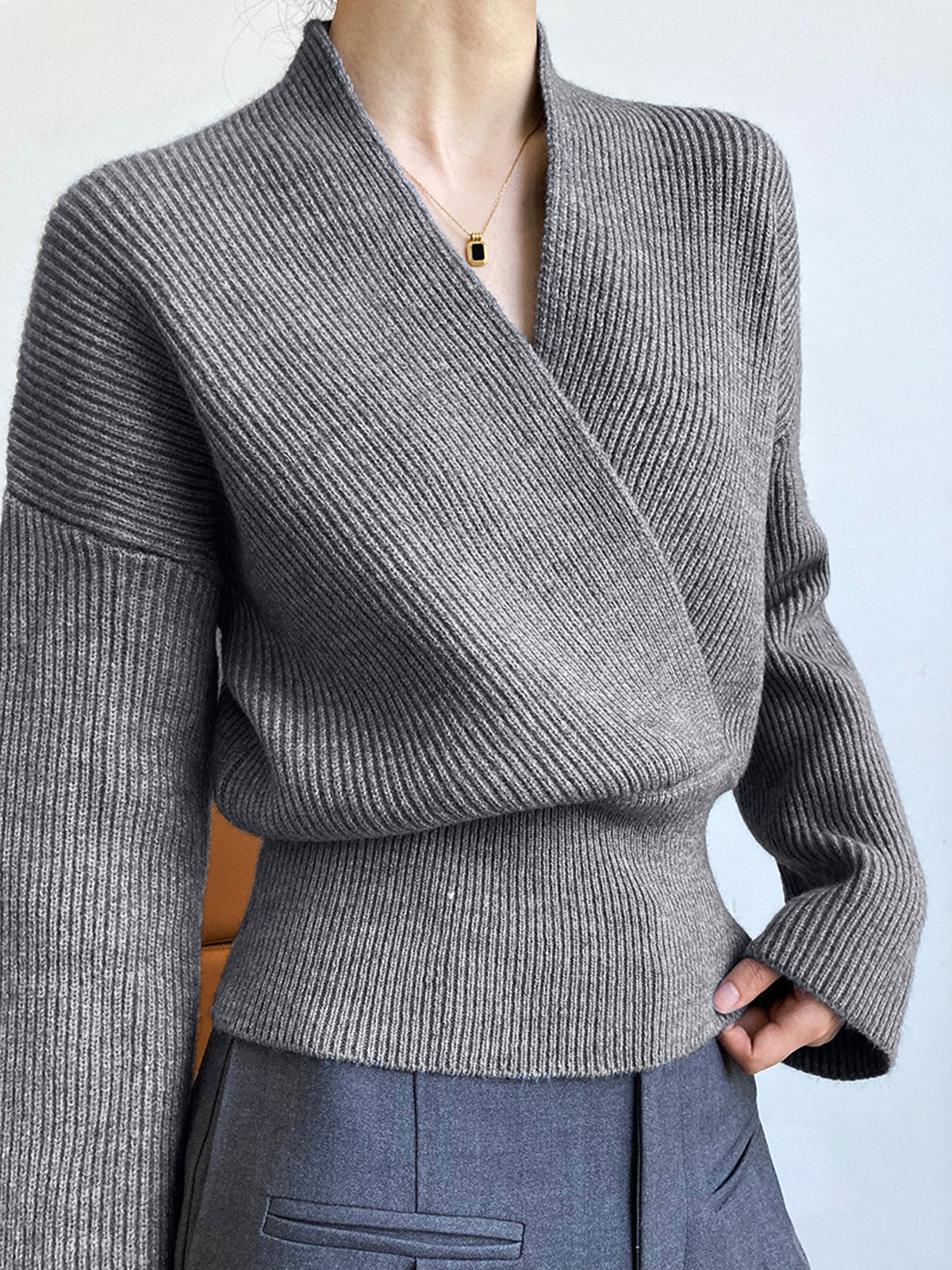 Aldis | Women's Wrap Sweater For Fall - Chic & Comfortable