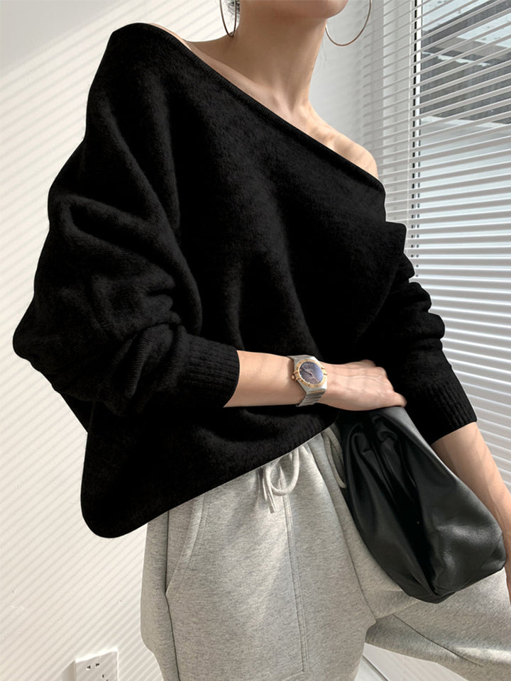Brynja | Elegant Ladies Sweater With Asymmetric Cut