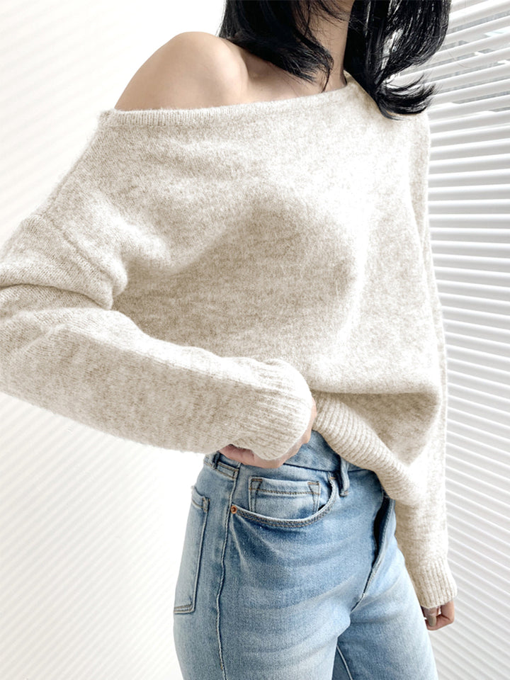 Brynja | Elegant Ladies Sweater With Asymmetric Cut