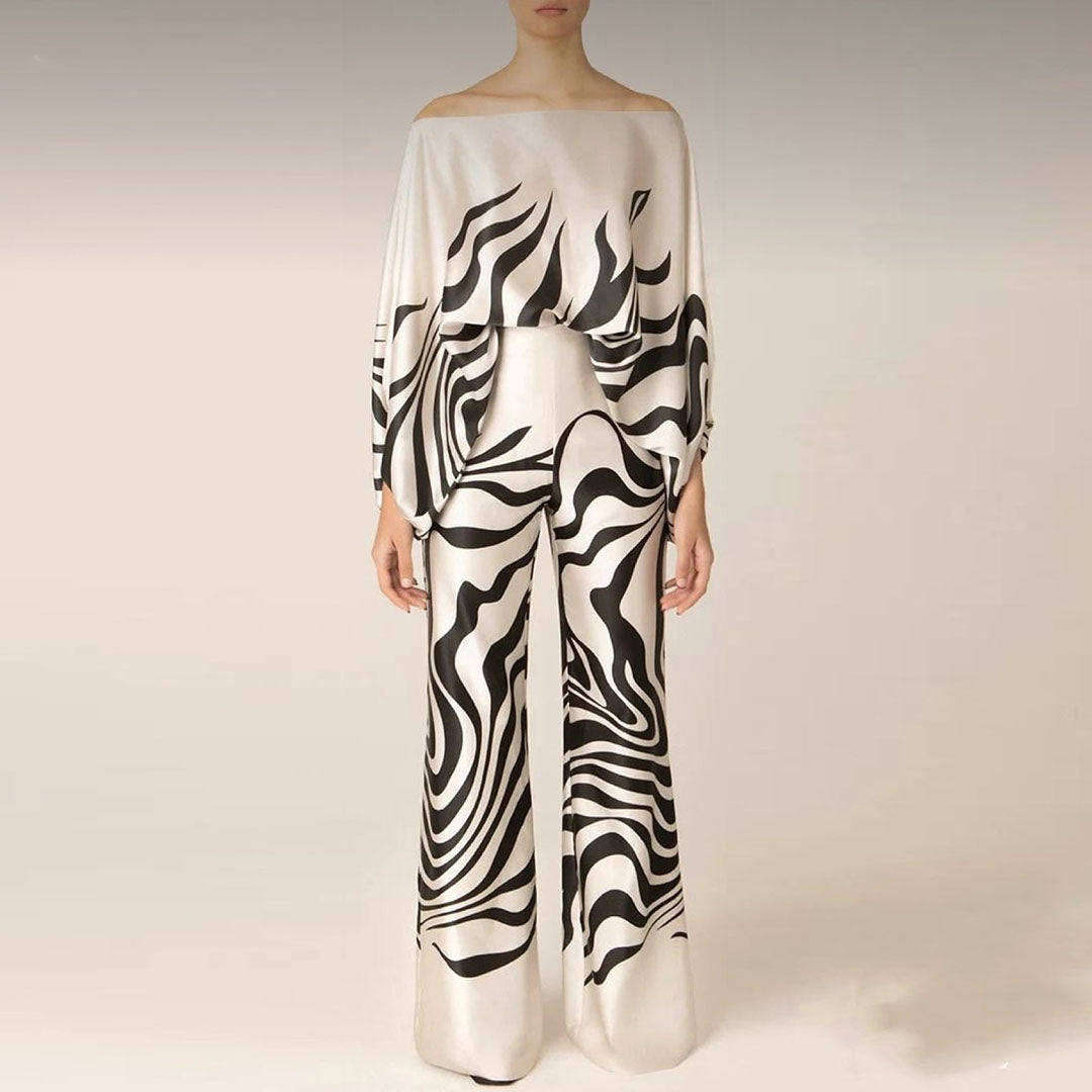 Line | Two-Piece Set Elegant Summer Outfit