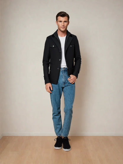 Valentin | Men's Trench Coat With Classic Design