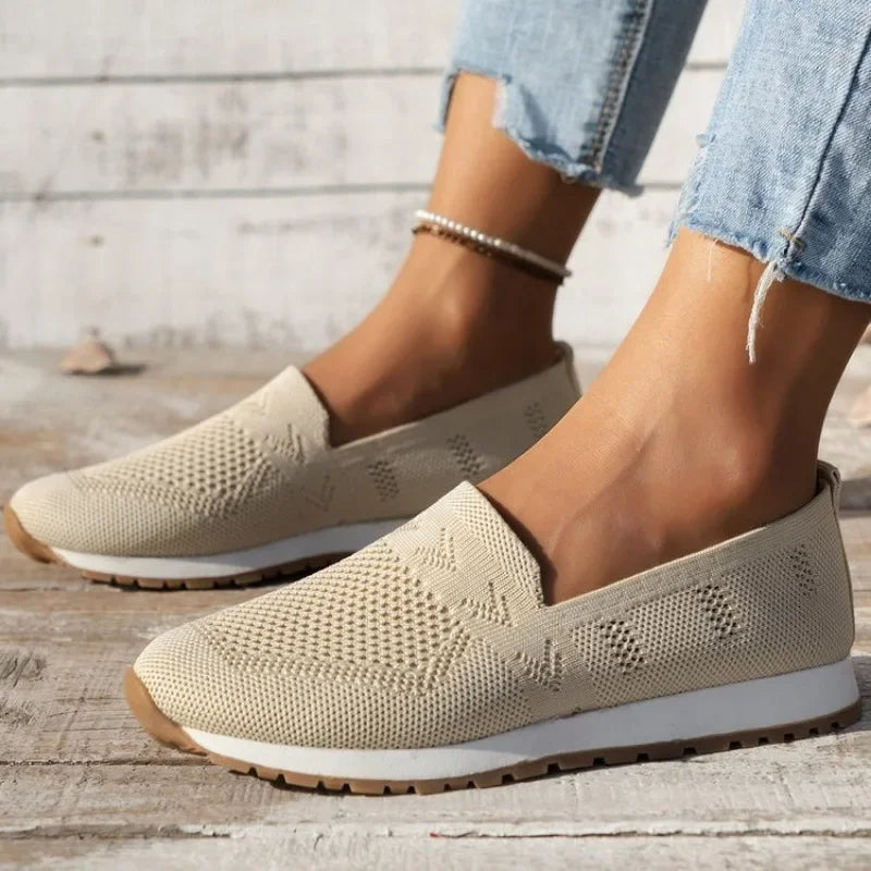 Breathable Slip-On Sneakers For Women