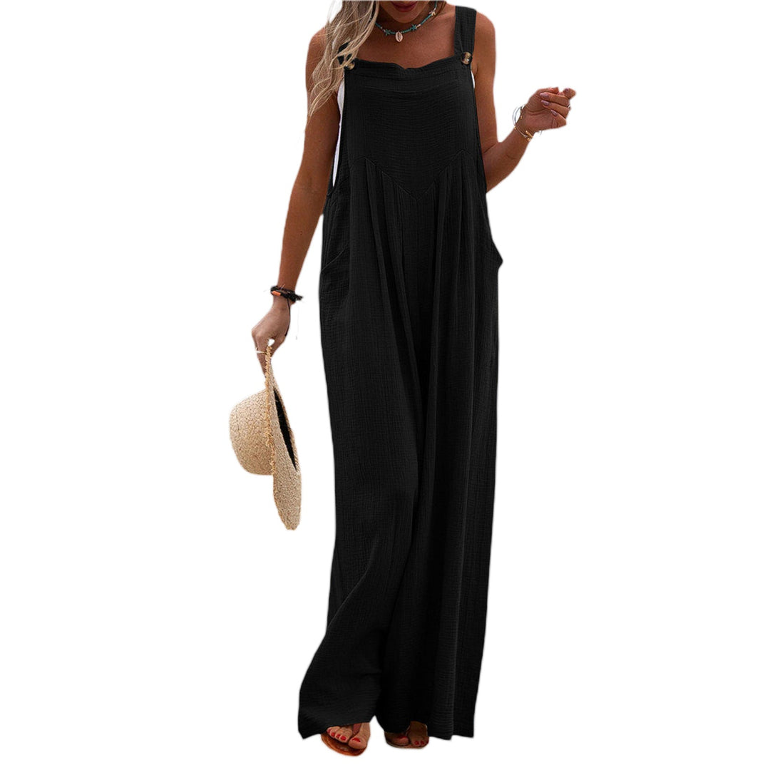 Henovi - BreezyChic Wide-legged Jumpsuit Buy 1 Get 1 FREE
