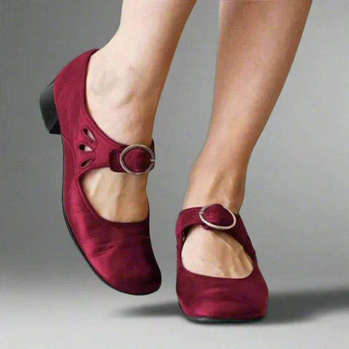 Buckle Strap Mary Jane Shoes for Women