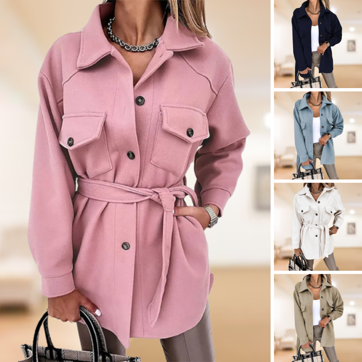 Noemi | Women's Trench Coat - Warm And Stylish For Winter