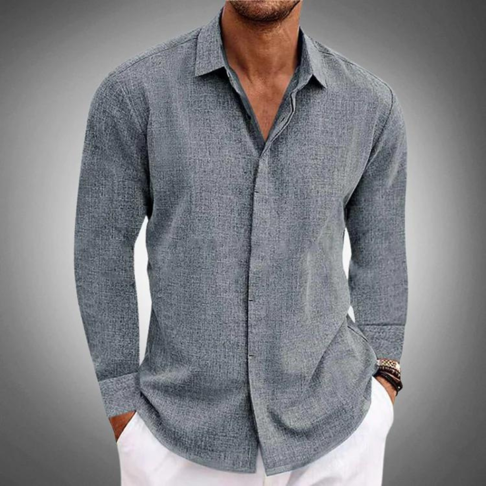 Tijmor | Men's Long Sleeve Shirt - Elegant Design For Every Day