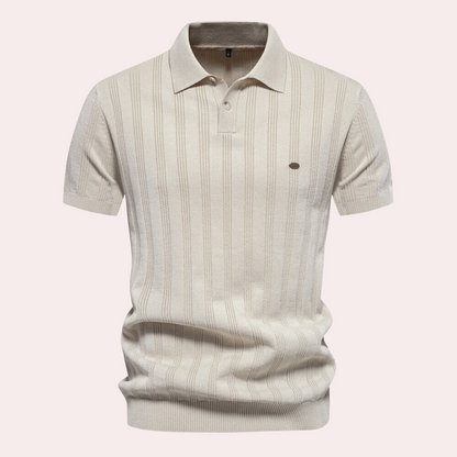 Maartenix | Men's Knitted T-Shirt - Breathable And Elegant