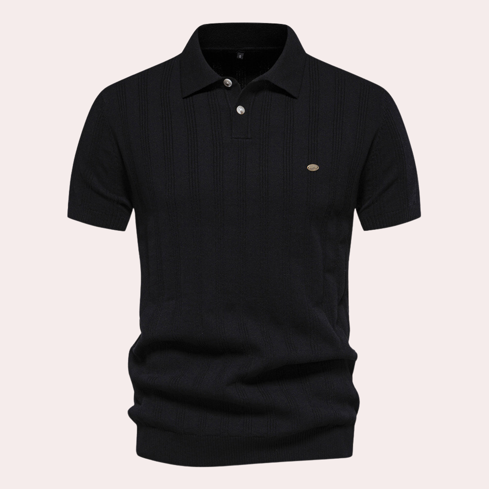 Maartenix | Men's Knitted T-Shirt - Breathable And Elegant