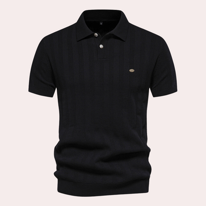 Maartenix | Men's Knitted T-Shirt - Breathable And Elegant