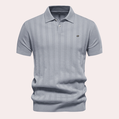 Maartenix | Men's Knitted T-Shirt - Breathable And Elegant