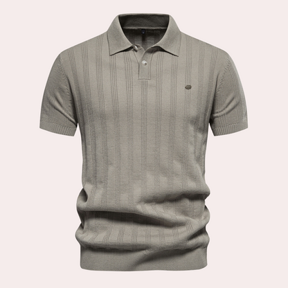 Maartenix | Men's Knitted T-Shirt - Breathable And Elegant