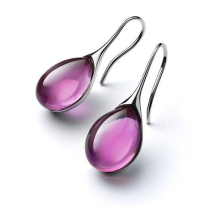 Jelet | Crystal Drop Earrings In Gold And Silver For Women