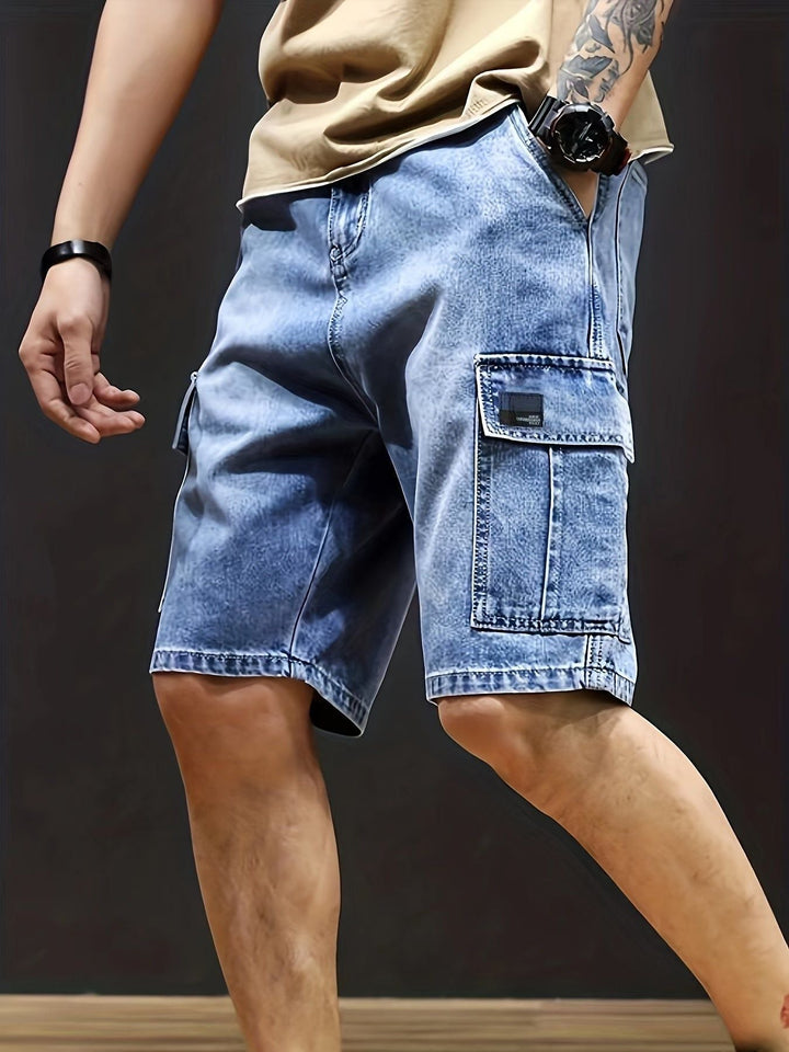Cargo Denim Shorts for Men