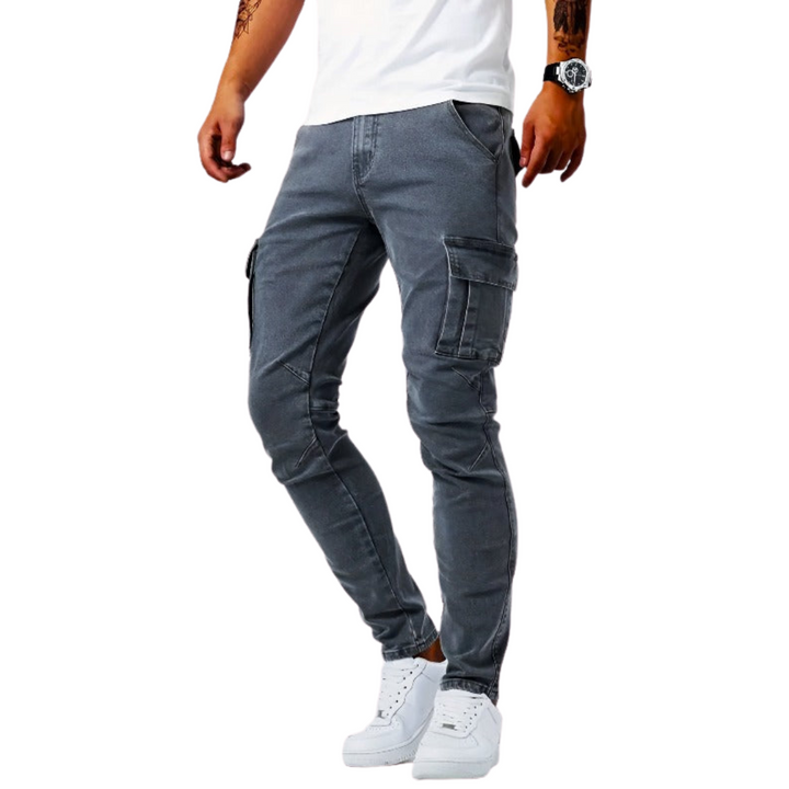 Cargo Pants with Stretch Fit for Men